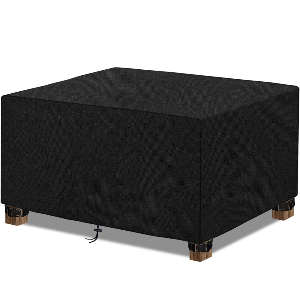 NOGIS Patio Furniture Covers Rectangle, Outdoor Table Covers Waterproof, Heavy Duty Outdoor Furniture Cover, Patio Sectional Set Cover 47.2" L x 23.6" W x 35.4" H, Black