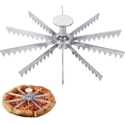 NOGIS Pie Cutter Marker, Pie Cutters 10 Slice, Cake Divider Baking Tool, Adjustable Cakes Divider for Cutting Same Cake Pieces, Pies Separator Cutter Baking Tools for Kitchen 10 Slice