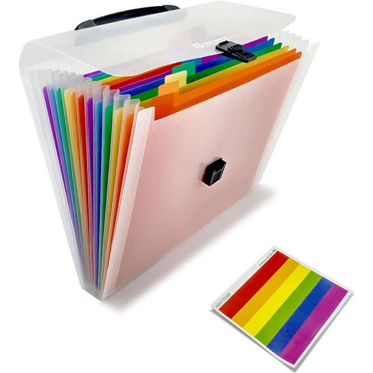 Document Folder Waterproof File Folder with Plastic Sleeves Sheet Protector  Eco-friendly File Folder Document Accordion