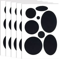 40pcs Black Patch for Clothing Repair, Clothes Patches Self Adhesive, NOGIS Fabric Patches Stick On Patches Tape for Coat Clothing Tent Sleeping Bags Ski Pants Holes Fixing Round