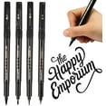 thumbnail image 1 of NOGIS Refill Brush Calligraphy Pen for Lettering, 4 Sizes Black Brush Marker Pen Calligraphy Set for Beginners Writing Signaturing Illustrating Designing and Drawing (4), 1 of 7
