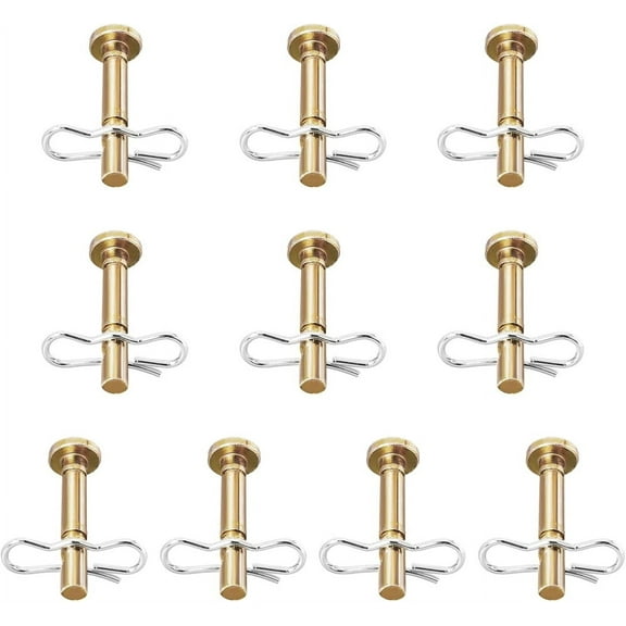 NOGIS Replacement Shear Pin Kit 738-04124A for MTD Cad Snowblower - Shear Pins & Cotter Pins 714-04040 Compatible with 2-Stage 3-Stage Snow Blower, Snow Thrower, Lawn Tractor, 10 Set