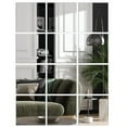 thumbnail image 1 of NOGIS Self Adhesive Acrylic Mirror, Mirror Tiles,Flexible Plastic Mirror Sheets Wall Stickers,2MM Thick Mirror,Frameless Small Mirror, 12 Pack (4X 4 inches), 1 of 7