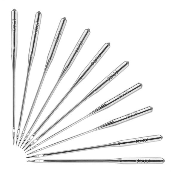 NOGIS Sewing Machine Needles, 50 Pack, Universal Sewing Machine Needles for Singer, Brother, Janome, Varmax, Assorted Sizes 65/9, 75/11, 80/12, 90/14, 100/16, Needles for Sewing