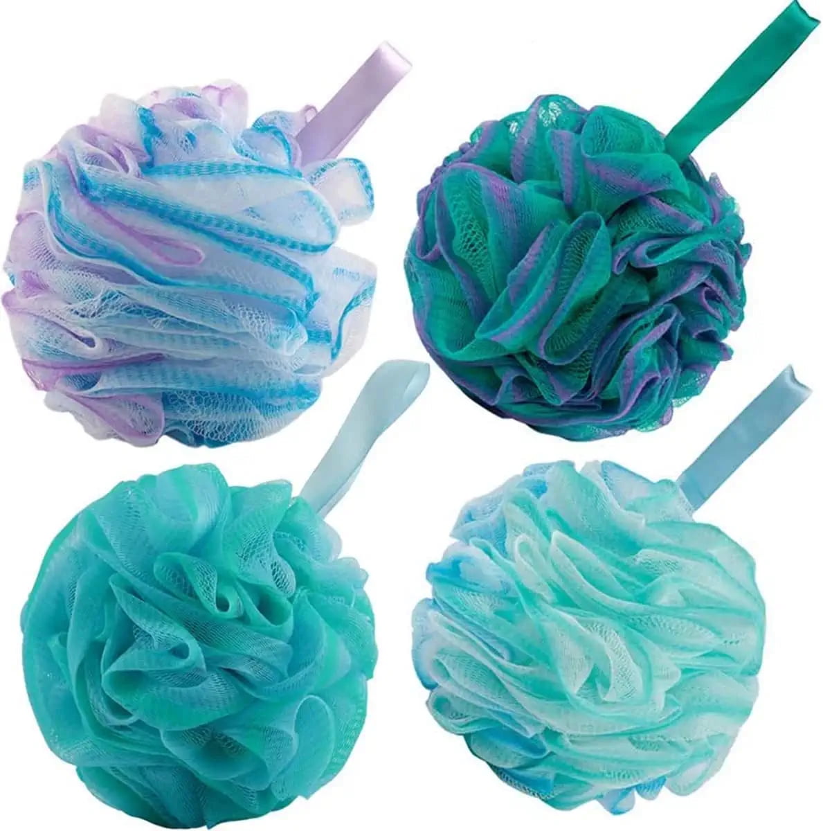 NOGIS Shower Bath Sponge XL 75g Soft Shower Loofahs Balls for Body Wash