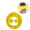 thumbnail image 1 of NOGIS Shower Cap Bathing Cap | with Earshield Soft Adjustable Visor Hat Safe Shampoo Shower Bathing Protection Bath Cap for Elderly, Pregnant and the Disable Patient (Yellow), 1 of 7