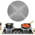 thumbnail image 1 of NOGIS Simmer Plate Heat Diffuser for Gas Stove 9.4'' Round Stove Diffuser Fast Defrosting Tray Simmer Ring Plate Multifunctional Thawing Plate for Gas Stovetop Pot Protection, 1 of 7
