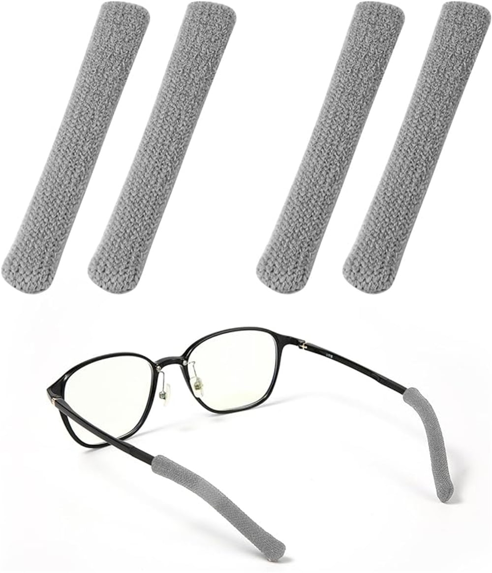 NOGIS Soft Knitting Cotton Fabric Eyeglasses Temple Tips Sleeve