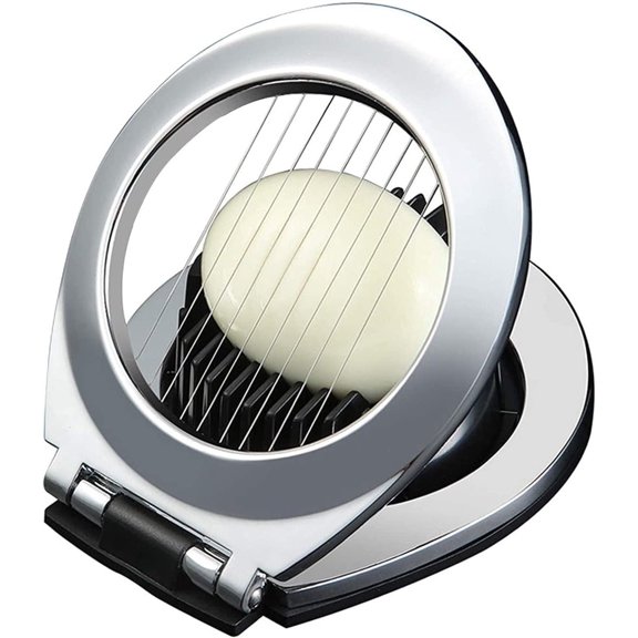 NOGIS Stainless Steel Egg Slicer With 3 Slicing Styles