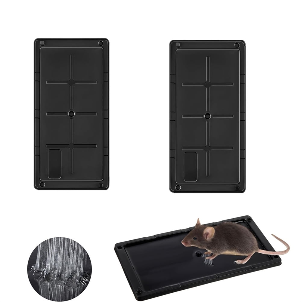 NOGIS Sticky Mouse Trap 2 Pack Large Glue Traps Pre Baited Heavy Duty nogis-sticky-mouse-trap-2-pack-large-glue-traps-pre-baited-heavy-duty
