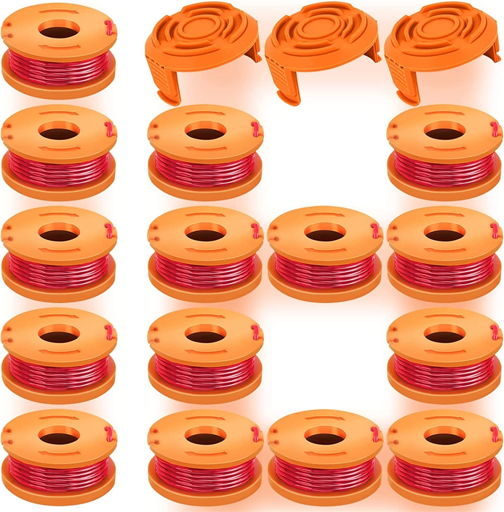 NOGIS Trimmer Spool Line for Worx WA0010 WA0004 Replacement Spools for