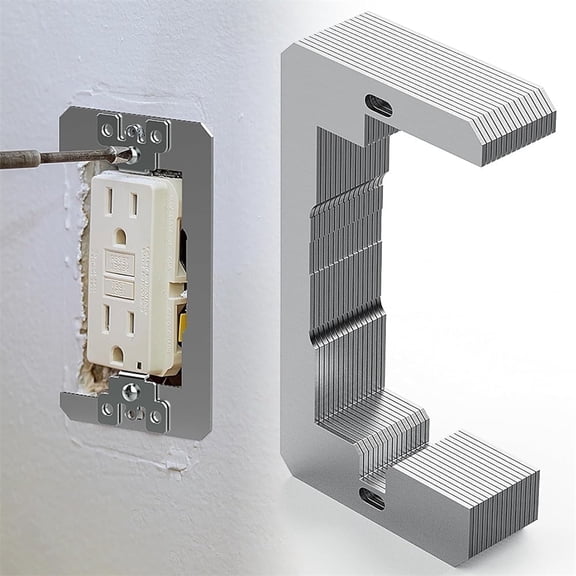 10 Pcs Wall Plate Spacer, Outlet Spacers for Electrical Outlet, NOGIS Receptacle Spacers, Wall Plate Leveler Spacer Shims to Support Switches for Fixing Walls Electrical Outlet Electrical Boxes