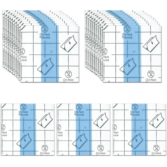 NOGIS Waterproof Shower Patches 20Pcs Disposable Breathable Adhesive Bandage Clear Stretch Stickers Cover Protective Film for Women Men Swimming Surfing Snorkeling Other Water Sports (5x5cm)