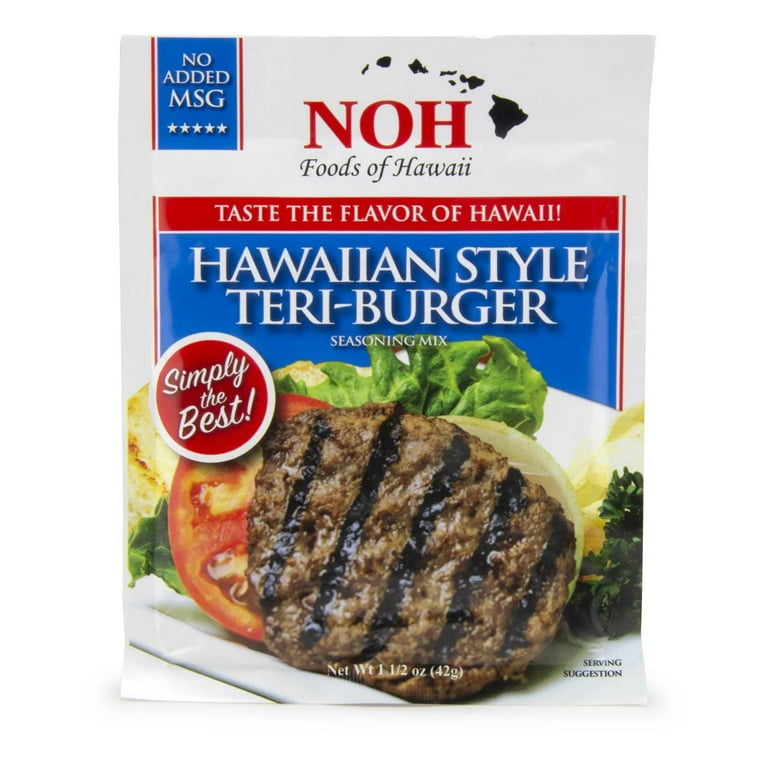 NOH Foods of Hawaii Seasoning Mix- Teri-Burger, 1.5 oz - Walmart.com