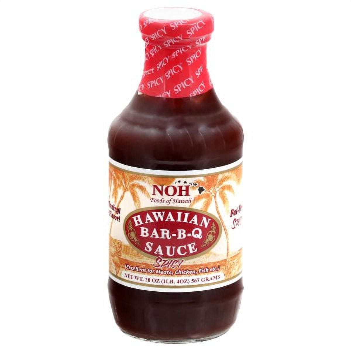 NOH Foods of Hawaii Spicy Hawaiian BarBQ Sauce, 20 fl oz