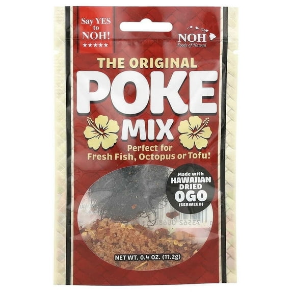 NOH Foods of Hawaii, The Original Poke Mix, 0.4 oz Pack of 2