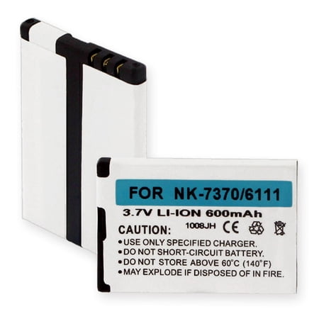 NOKIA 6111/7370 LI-ION 600mAh Cellular Battery + FREE SHIPPING