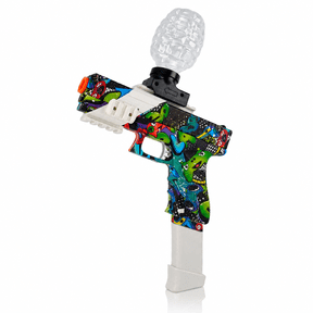 NOKIMAX Electric Gel Ball Blaster with Bottle Hopper, Automatic Blaster with 7.4V 500mAh Rechargeable Battery for Outdoor Activities, Ages 14+ Years