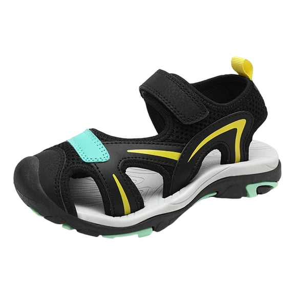 NOKIO Children's Lightweight Sandals with Memory Foam Insole, Non-Slip Outdoor Shoes for Kids, Breathable Summer Beach Footwear with Quick-Dry Straps