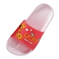 thumbnail image 1 of NOKIO Animal PVC Slippers | Giraffe Print Bath Sandals | Non-Slip Indoor Shoes | Odor-Resistant Summer Footwear for Children, 1 of 3