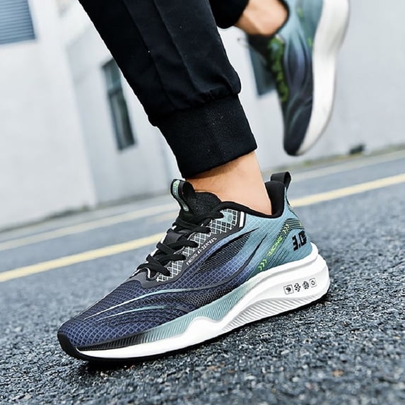 NOKIO Athlet𝗂c Shoes for Men Breathable Lightweight Running Shoes Comfortable Cushion Jogging Sneakers Basketball Trainers Shoes Indoor Gym Workout Sport Shoes for Back to College