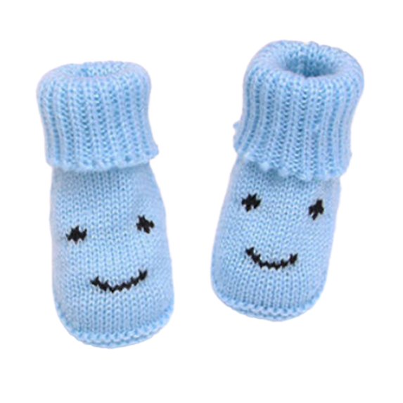 NOKIO Baby Booties Sock Shoes Hand Knitting Crochet Boys Girls Infant Cozy Indoor Breathable Walking Shoes Kids Baby Boys Girls Winter Slippers Non Slip Home Indoors Shoes