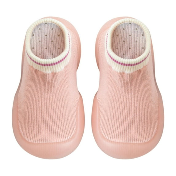 NOKIO Baby Boy Girl Non-Skid Indoor Infant Walking Shoes Breathable Warm Elastic Sock Shoes with Memory Sole Protect Toes Outdoor Sneakers Baby Girl Boy Elastic Sock Shoes