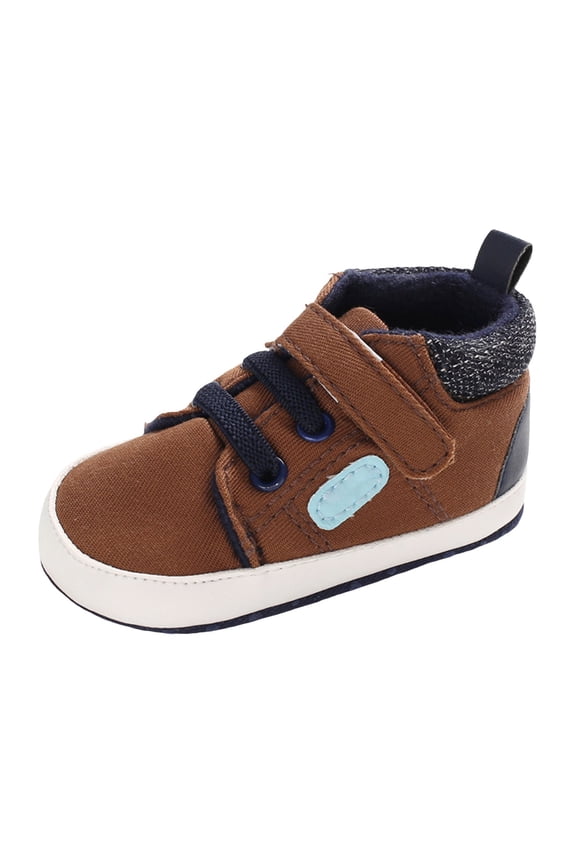 Baby Canvas Sneakers Breathable Soft Sole Shoes for 0-12 Months Toddler Boys Girls Indoor Play Comfort Footwear