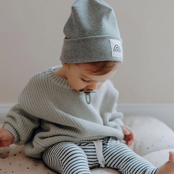 NOKIO Baby Girl Boy Toddler Knit Sweater Cute Round Neck Long Sleeve Blouse Pullover Oversized Sweatshirt Warm Kids Tops Toddler Long Sleeve Crew Neck Solid Knit Sweater Winter Clothes