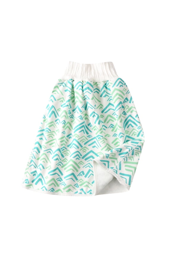 Baby Water-proof Diaper Pants for Potty Training Kids Summer Diaper Shorts Comfy Reusable Baby Diaper Skirt Shorts 2 in 1 Boy's Girl's Training Skirt