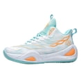 thumbnail image 1 of NOKIO Basketball Sneakers for Men Comfortable Breathable Mesh Running Shoes with Durab𝗅e Non-S𝗅ip Sole, La𝖼e Up Mid Top Casual Sneakers Indoor Outdoor Court Training Shoes for Back to College, 1 of 4