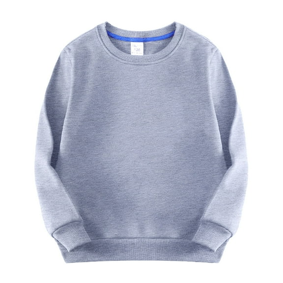 NOKIO Boys Athletic Sweatshirt, Boys Color Block Hoodie Toddler Kids Baby Boys Girls Crewneck Pullover Thicked Lined Sweatshirt Children's Solid Plush Babies Colorful Tops Coat