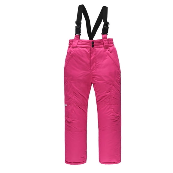 NOKIO Boys Girls Unisex Classic Snow Bib Ski Pants Overalls Winter Snowsuit Toddler Snow Pant | Winter Ski Bibs W Cargo Stash Pocket | Insulated Convertible Snowsuit For Girls Big Girl Snow