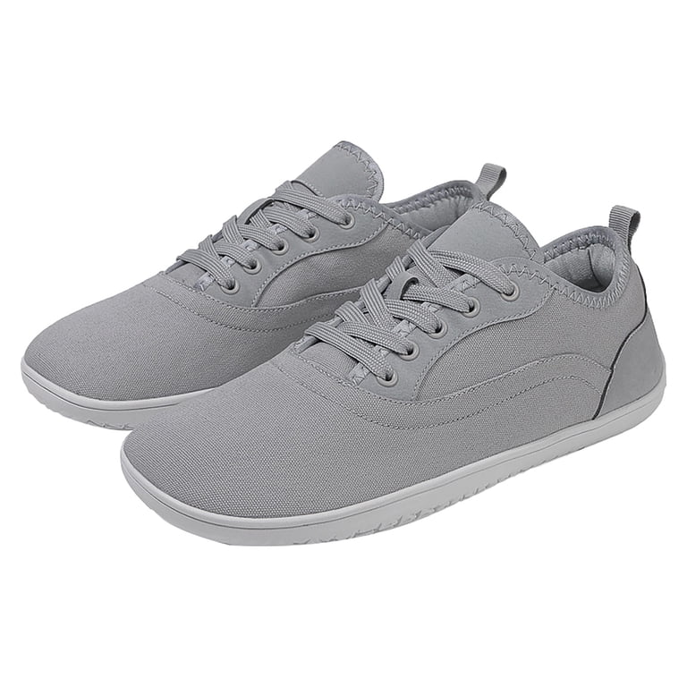 Nokio Canvas Shoes for Men Fashion Casual Walking Shoes Wide Toe Outdoor Sneakers with Soft Insole, Lightweight Comfortable Dress Shoes Lw Top AE Up