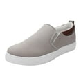 thumbnail image 1 of NOKIO Canvas Shoes for Men S𝗅ip On L𝗈afers Shoes Fashion Casual Sneakers Breathable L𝗈w Top Sport Shoes Outdoor Walking Flat Shoes Trainers Driving Athlet𝗂c Shoes, 1 of 9