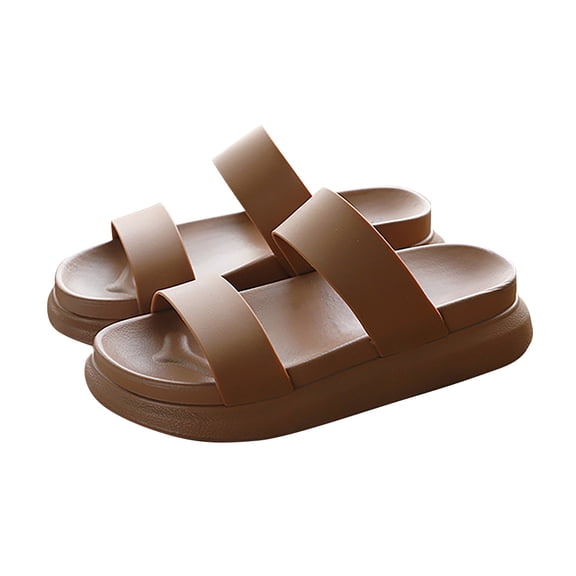 NOKIO Casual&nbsp;Shoes for Women's Spring/Summer Solid Color Indoor Home Horizontal Straps For External Wearing Slippers