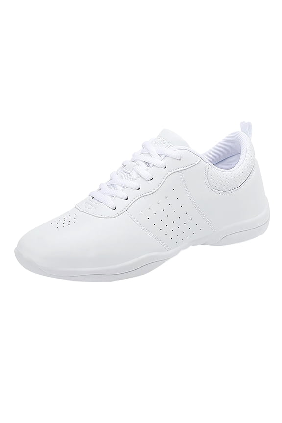Cheer Shoes for Womens Cheerleading Competition Shoes Gear Dance Tennis Sports Training Shoes Comfortable Flat Athlet𝗂c Shoes Breathable Soft Sneakers Breathable 𝖫a𝖼e Up Walking Shoes