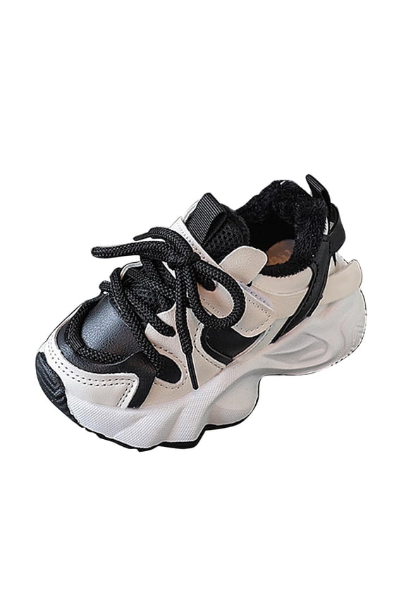 Children'S Cozy Running Shoes Fashion Big Kids Winter Water Proof Flat Keep Warm Snow Boots Comfortable Shoes Boys' Plush Athletic Shoes Boys' Winter Baseball Cleats
