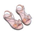 thumbnail image 1 of NOKIO Children'S Princess Glitter Sandals Girls' Princess Sandals Girls' Sandals Summer Baby Toddler Sandals Summer Lightweight Breathable Rhinestone Bow Girls Beach Sandals, 1 of 9