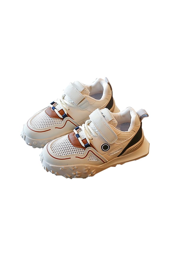 Children'S Stylish Leisure Dad Sneakers Youth Chic Fashion Sneakers For Girls Spring And Summer New Breathable Mesh Rubber Sole Children's Sports Shoes