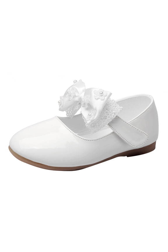 Children Shoes Flat Shoes Shoes With Sequins Bowknot Girls Dancing Shoes Little Toddler Girls Dress Shoes Ballerina Ballet Flats Kids Mary Janes