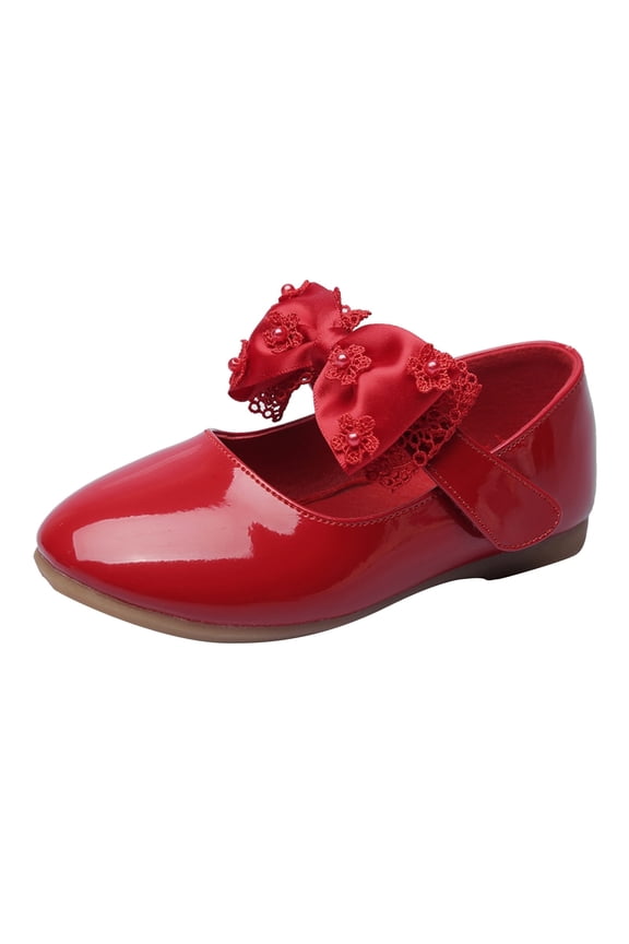 Children Shoes Flat Shoes Shoes With Sequins Bowknot Girls Dancing Shoes Little Toddler Girls Dress Shoes Ballerina Ballet Flats Kids Mary Janes