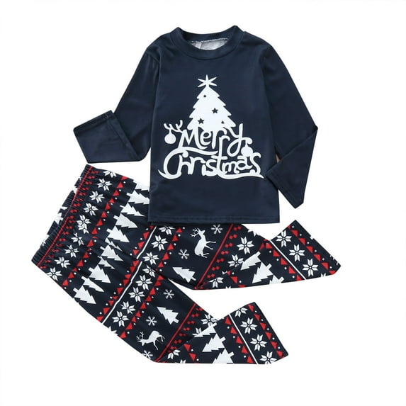 NOKIO Christmas Family Pajamas Photoshoot Christmas Tree Print Tops And Pants Clothes Set Xmas Family Matching Pajamas Red and Black Plaid Cute Xmas Reindeer Funny Holiday Sleepwear Sets