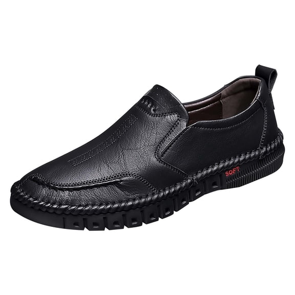 NOKIO Classic Penny Loafers For Men Comfortable Casual Shoes For Men Men'S Leather Moccasin Shoes Fashion Summer Men Mesh Breathable Flat Lightweight Comfortable Casual