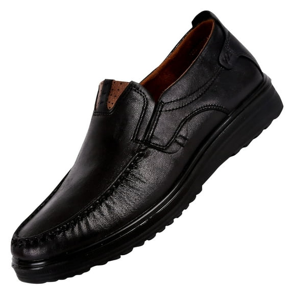 NOKIO Classic Penny Loafers For Men， Men Casual Shoes Slip On Walking Shoes Breathable Comfort Fashion Loafers Leather Sneakers Driving Shoes For Male Business Work Office