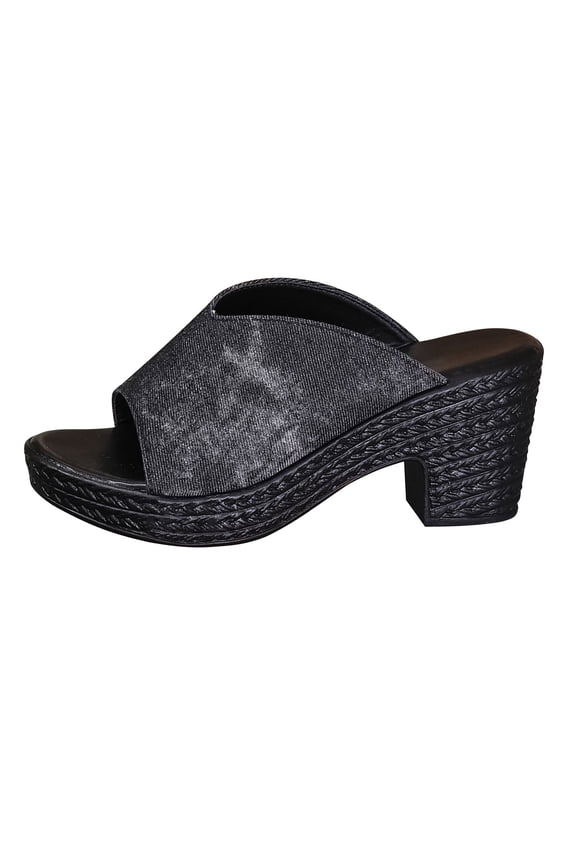 Clearence Women’s Fish Mouth Roman Sandals Summer Heeled Slides with Fish Mouth Toe Design Thick Non-Slip Sole Orthopedic Cushioning Comfortable Beach Casual Footwear
