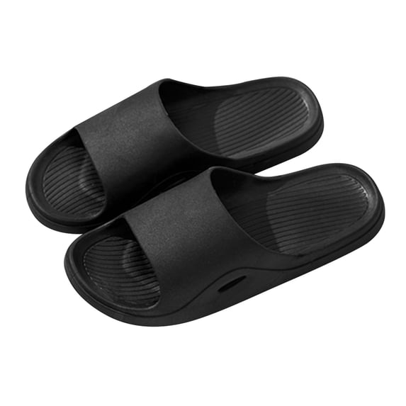 NOKIO Clearence Women’s PVC Bathroom Slippers Thick Non-Slip Sole Ultra-Soft Indoor Slides Odorless House Shoes for Home & Hotel Comfort