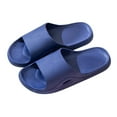 thumbnail image 1 of NOKIO Clearence Women’s PVC Bathroom Slippers Thick Non-Slip Sole Ultra-Soft Indoor Slides Odorless House Shoes for Home & Hotel Comfort, 1 of 5