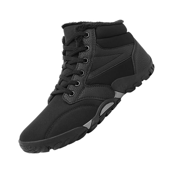 NOKIO Couple Snow Boots Fashion Casual Sneakers Breathable Flat Casual Shoes Women's Snow Boots Winter Padded Warm Men's Boots Men'S Fur-Lined Winter Boots