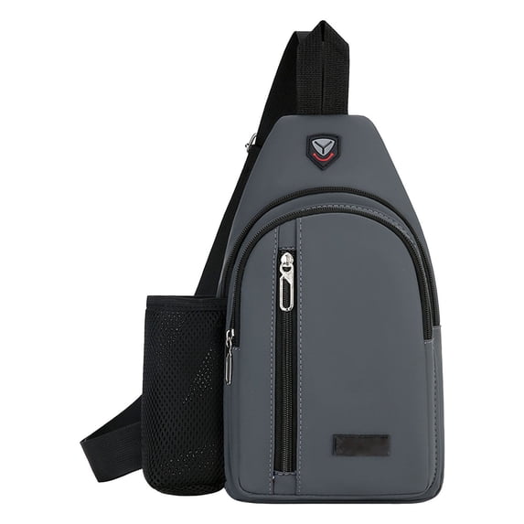 NOKIO Crossbody Sling Backpack For Sports Recreational Sports Backpack Small Sling Bag With Water Bottle Holder For Woman And Man Fashionable Travel Backpack